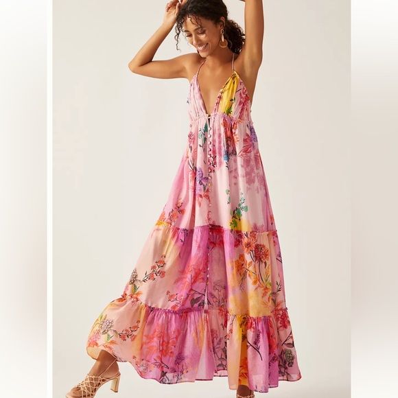 Anthropologie Dresses & Skirts - Anthropologie Alissa Tiered Maxi Dress